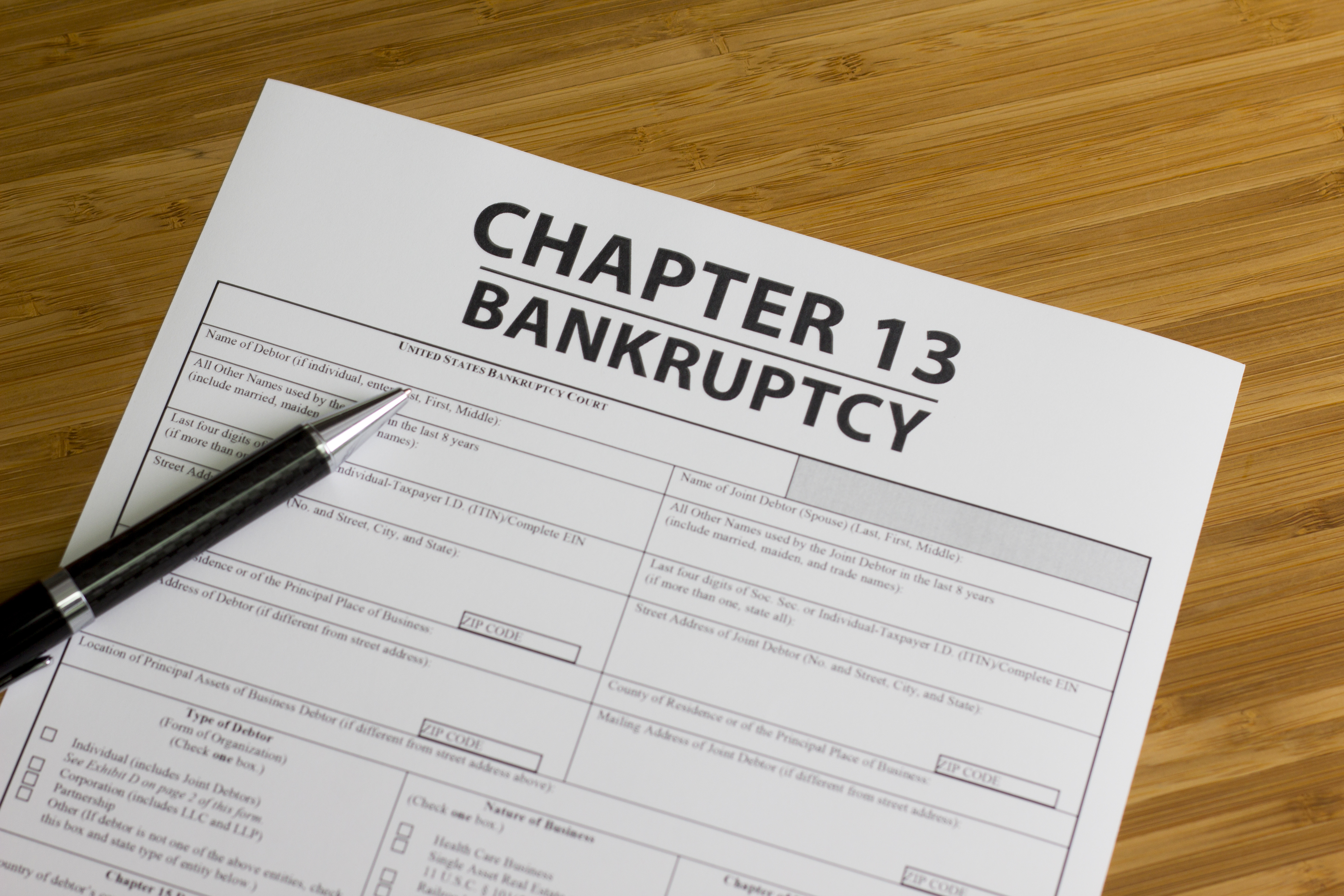 Chapter 13 Bankruptcy filing in new smyrna, port orange, edgewater, oak hill